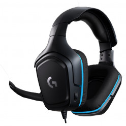 Logitech G432 7.1 Surround Sound Wired Gaming Headset - LEATHERETTE - USB - EMEA